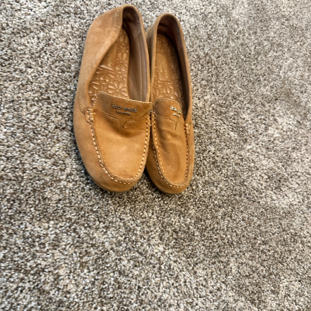 Kate Spade, New York tan work flats